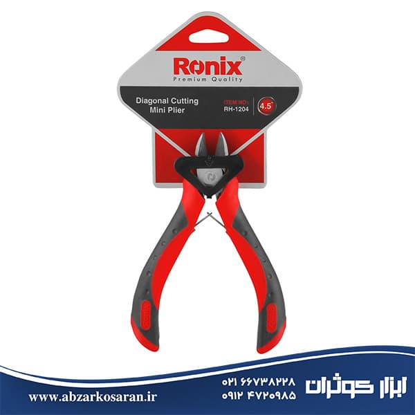انبر سیم چین رونیکس Ronix مدل RH-1204 — تصویر ۲
