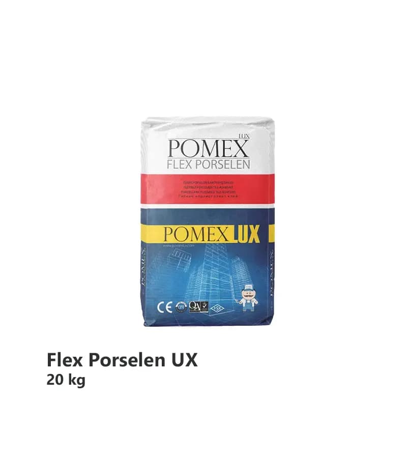 چسب پودری کاشی پرسلان پومکس (Pomex) مدل UX