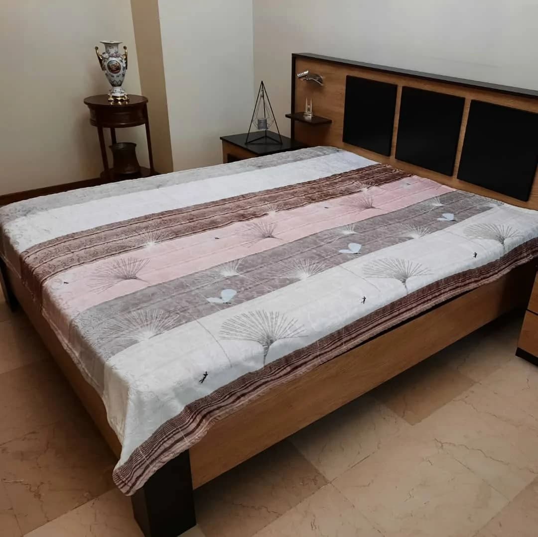 پتو ترک ابریشمی بالن یک نفره؛ چهار فصل، لطیف و برجسته — تصویر ۶