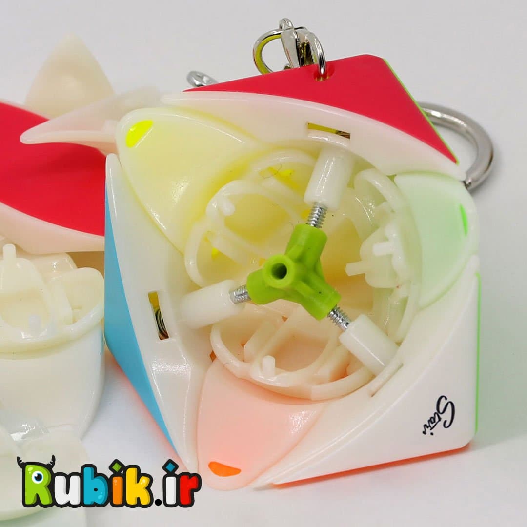 جاکلیدی برگ کای وای استیکرلس QiYi mini Ivy Keychain — تصویر ۵