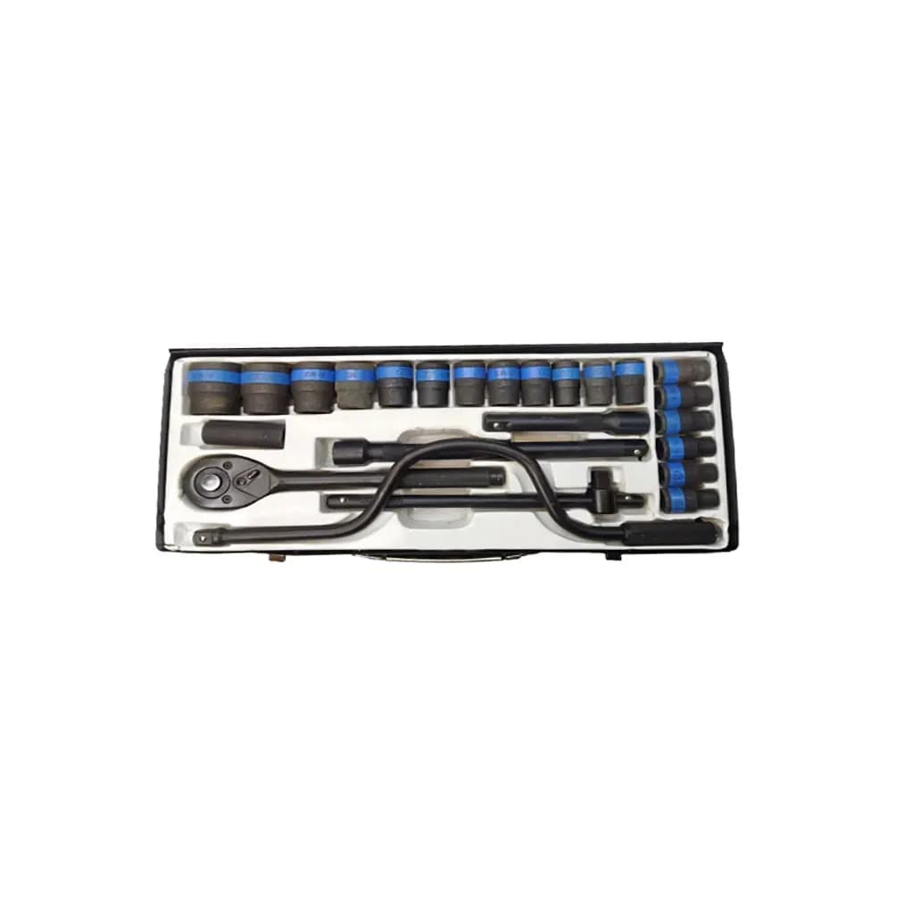 جعبه بکس 24 پارچه مشکی 6 پر درایو 1/2 اس جی تی تولز SGT TOOLS — تصویر ۲
