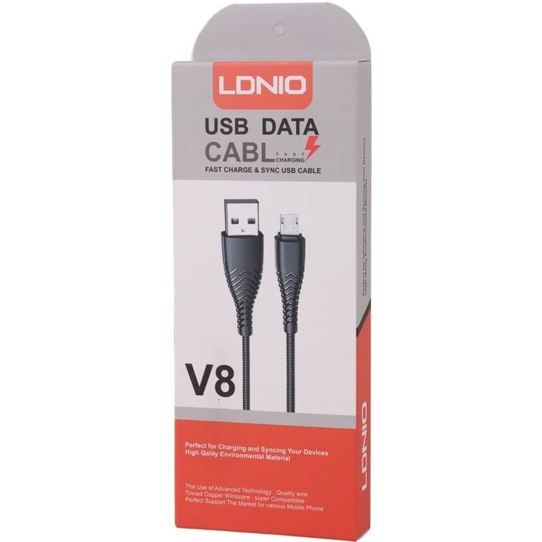 کابل شارژ MicroUSB الدینیو مدل V8