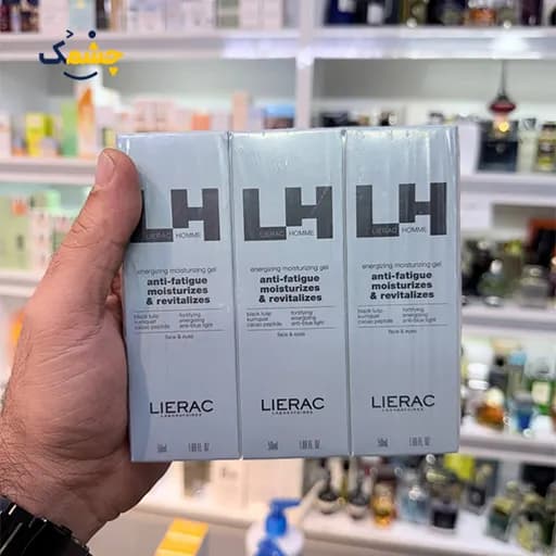 ژل مرطوب‌کننده انرژی‌بخش لیراک Lierac Homme حجم 50 میلی‌لیتر — تصویر ۲