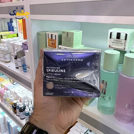 کرم احیاکننده و شاداب‌کننده پوست استادرم Intensive Spiruline حجم 50 میلی‌لیتر — تصویر ۲