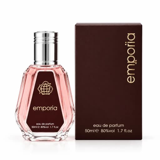 ادکلن زنانه امپوریا (emporia) مشابه ایفوریا زنانه حجم 50 میل رایحه شیرین و چوبی و گرمی — تصویر ۲