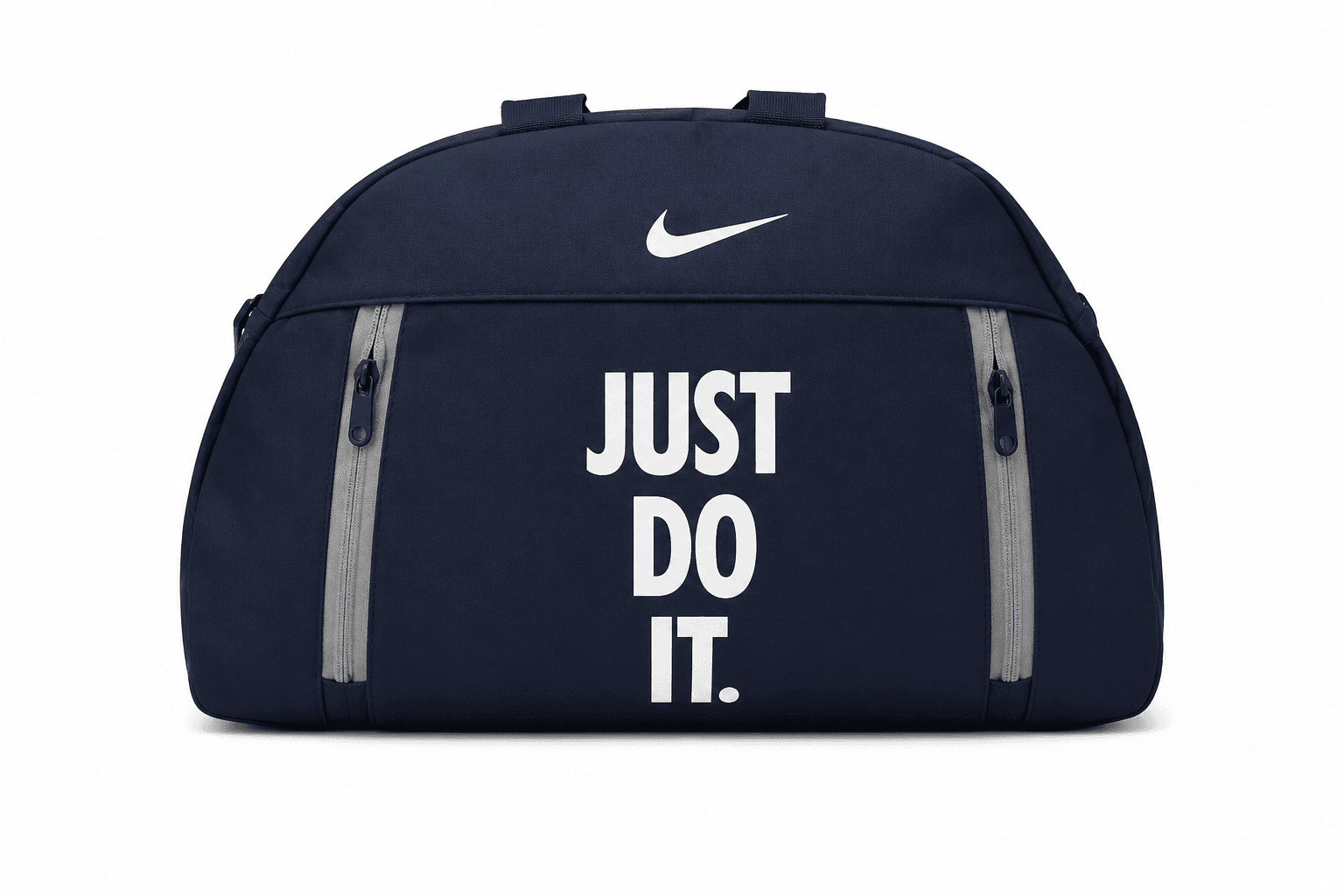 ساک ورزشی زنانه نایک دو زیپ مدل Just Do It پارچه فلامت اعلا کد 102 — تصویر ۳