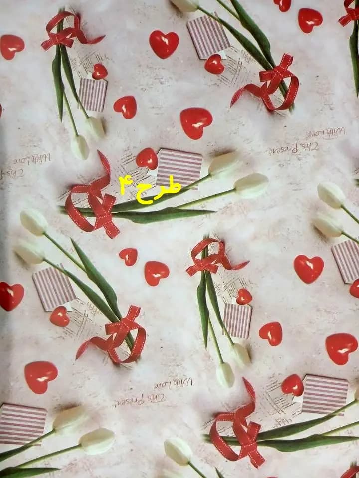 کاغذ کادو طرح عاشقانه — تصویر ۳