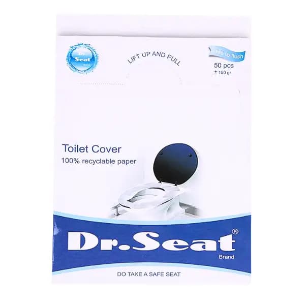 کاور بهداشتی توالت فرنگی Dr.Seat بسته 40 عددی