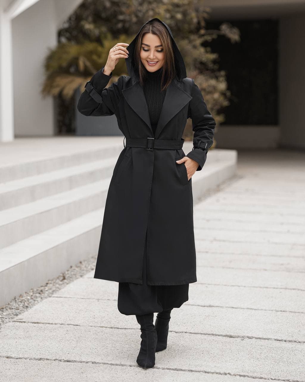 بارانی بلند زنانه مدل باران