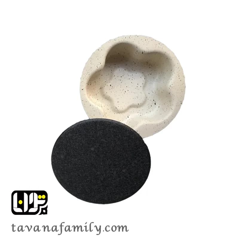 قالب ته چین دونفره گل کف برآمده آرکانیک