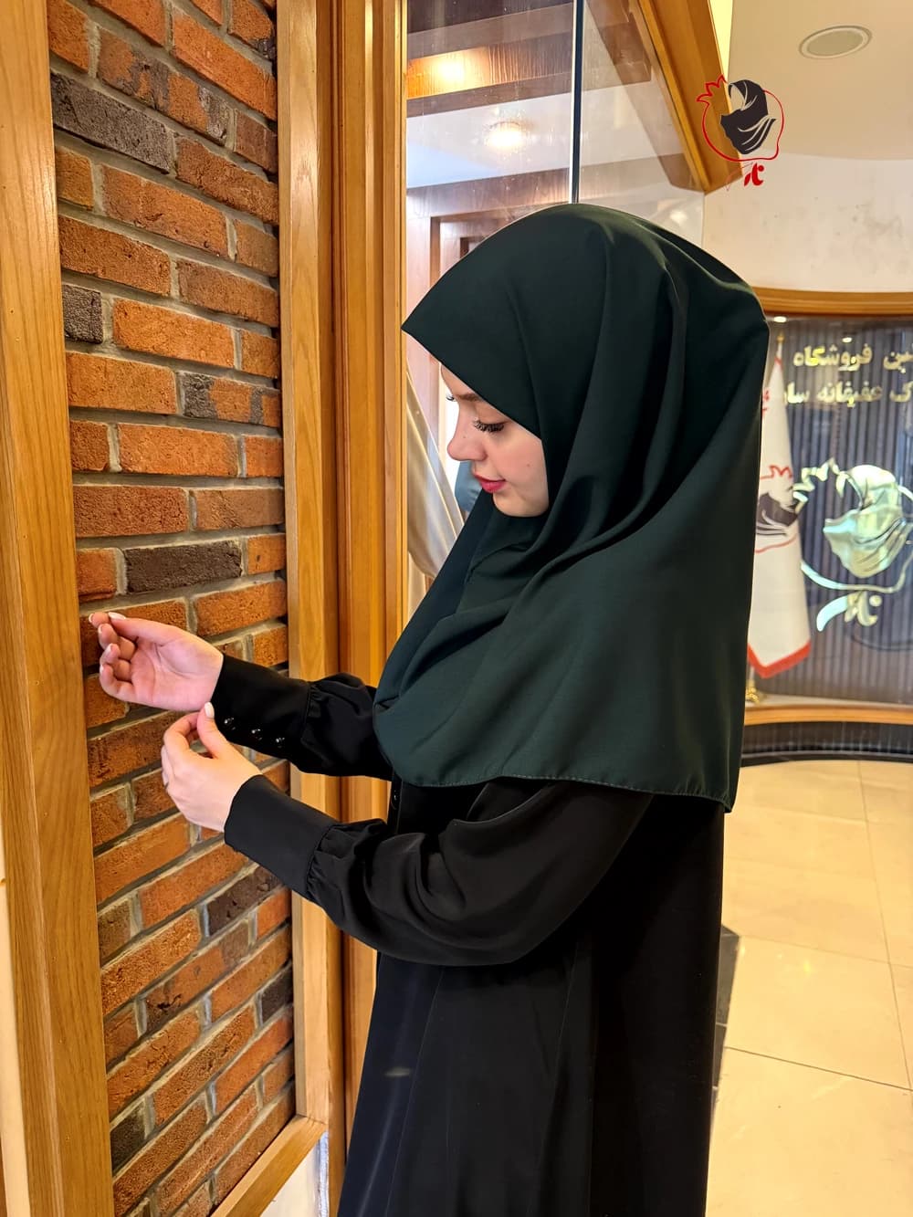 عبا صبا مشکی — تصویر ۲