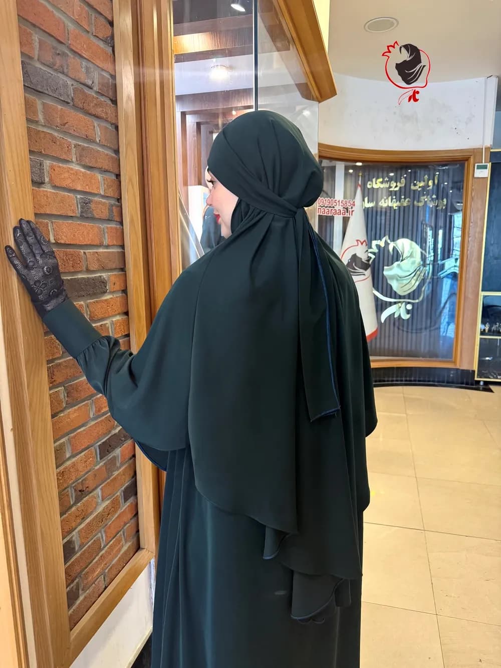 خمار تک لایه ساده سبز — تصویر ۲