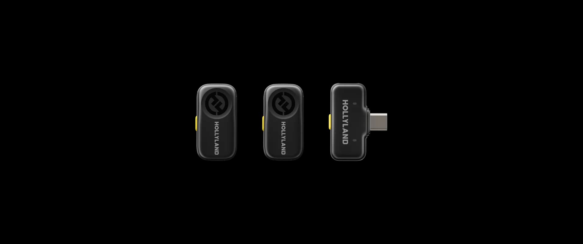 میکروفون یقه‌ای هالی لند Hollyland Lark A2 Mini Duo Wireless Microphone — تصویر ۲