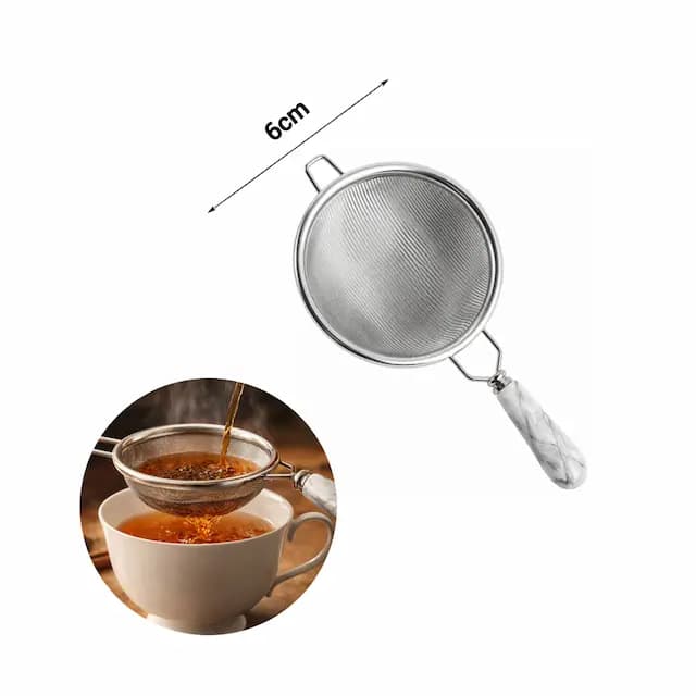 صافی چایی دسته ماربل کوچک