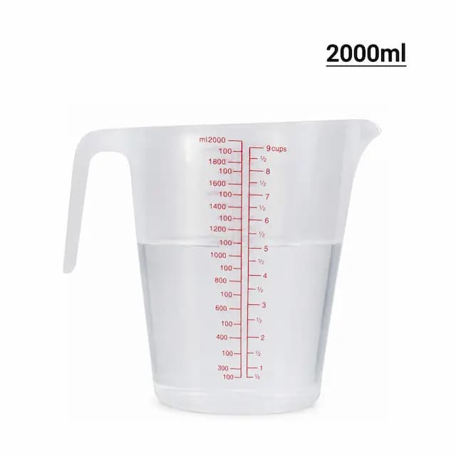 پارچ مندرج پلاستیکی 2000میل