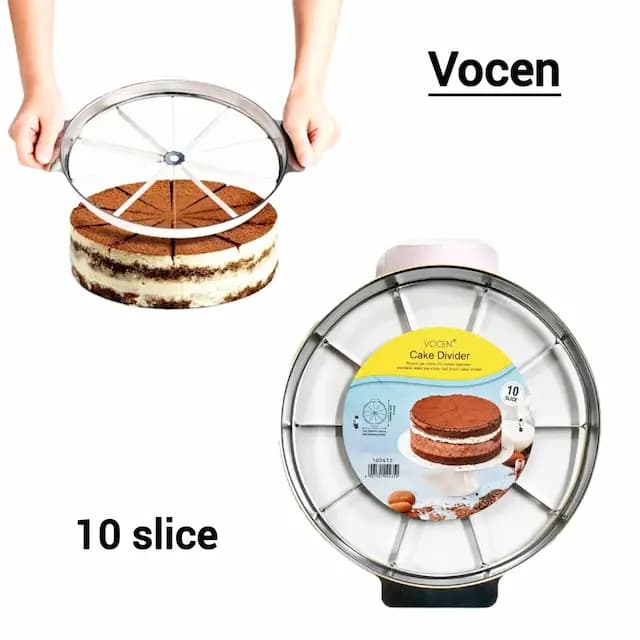 مقسم کیک 10 تکه استیل vocen