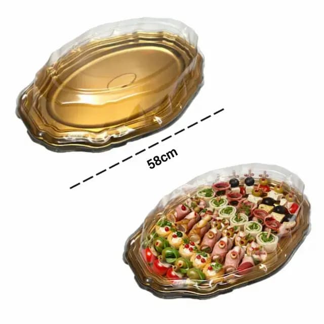 ظرف فینگرفود و سوشی بیضی 30×58 سانت