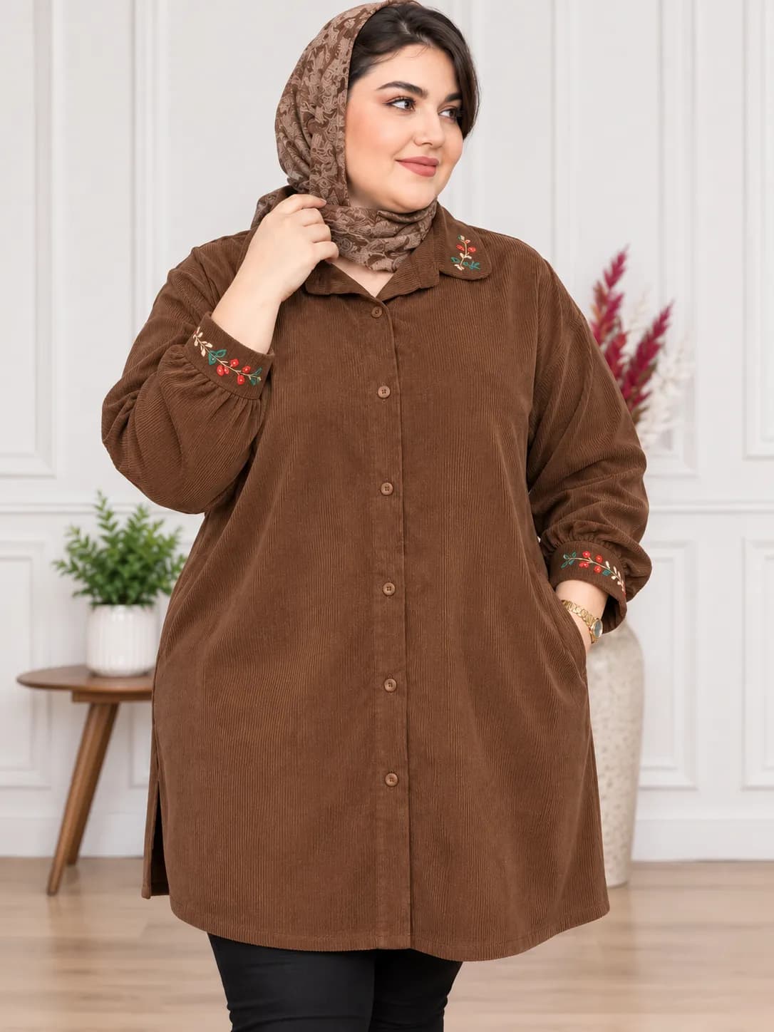تونیک پاییزه سایزبزرگ