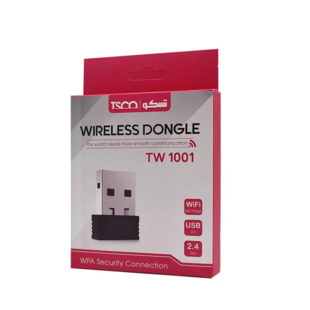 کارت شبکه USB بی سیم تسکو مدل TW 1001 — تصویر ۲