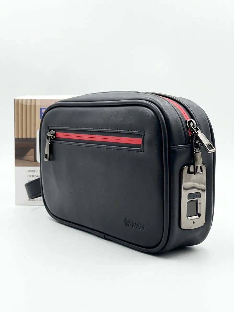 کیف چرمی اثر انگشت دار مدل G909