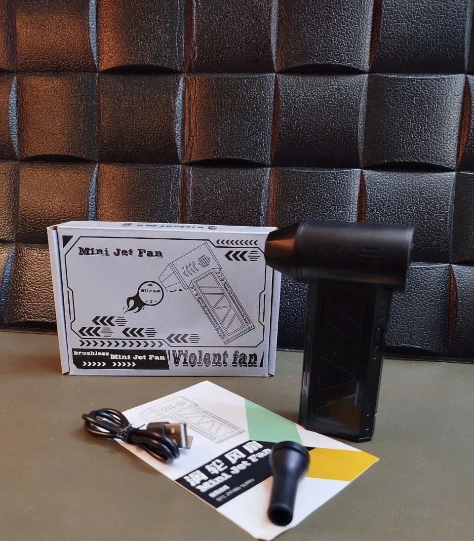 مینی جت فن شارژی مدل ZY7400-Por — تصویر ۴
