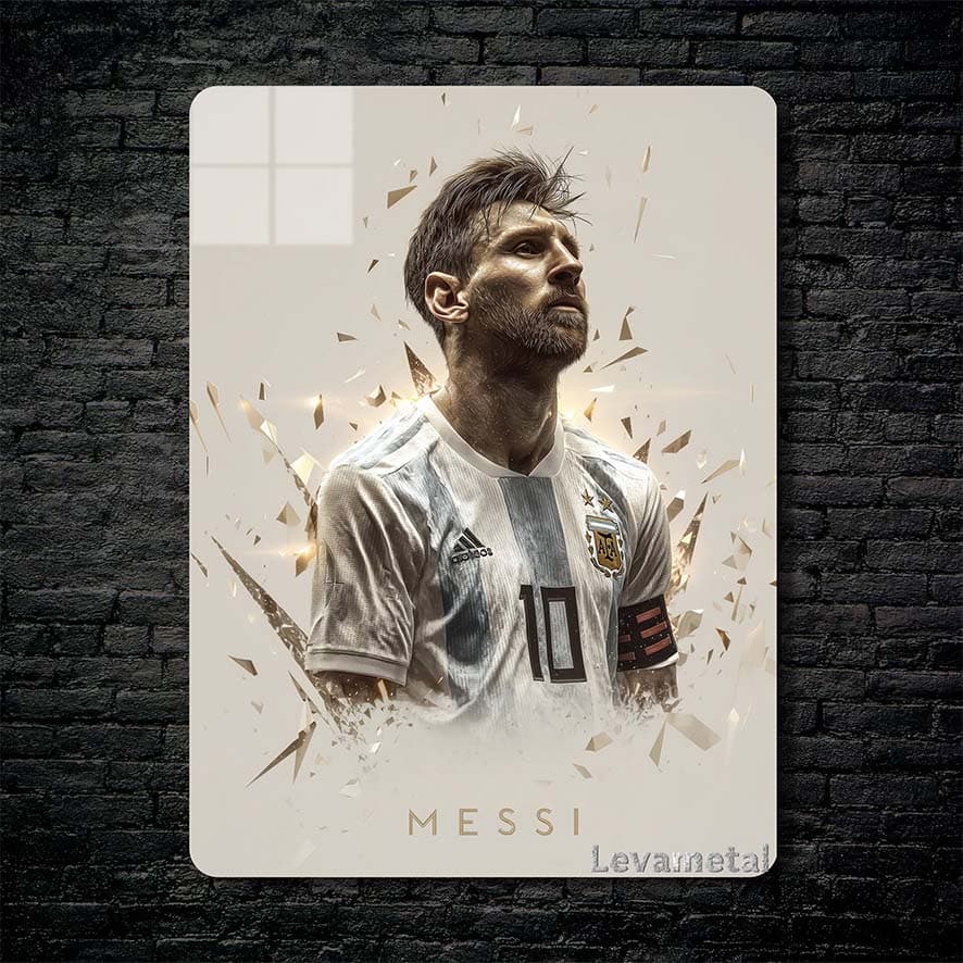 متال پوستر فوتبالی از مسی Messi با کد A-962