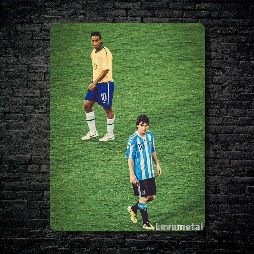 متال پوستر فوتبالی از مسی Messi با کد A-956