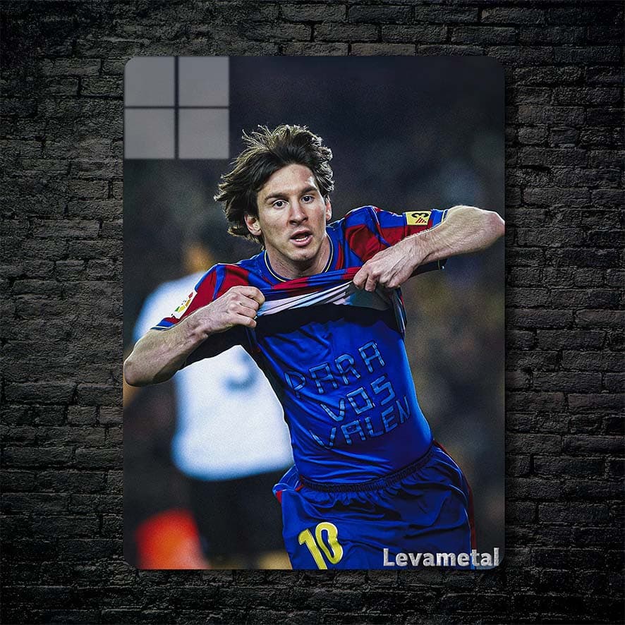 متال پوستر فوتبالی از مسی Messi با کد A-915