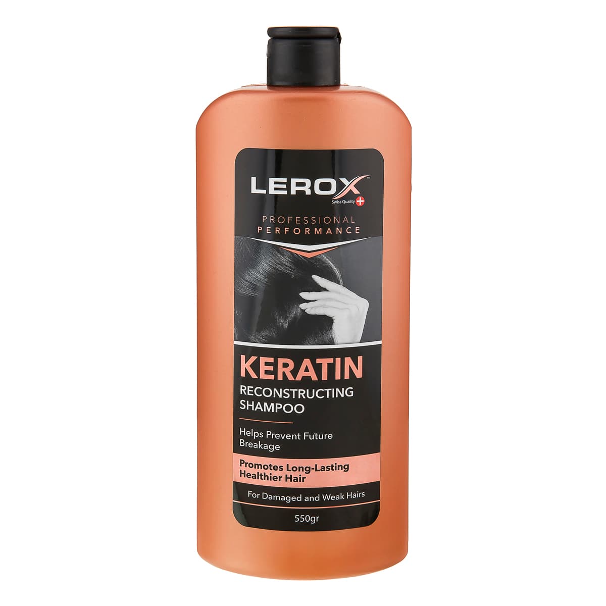 شامپو لروکس – LEROX حاوی Keratin با وزن 550gr