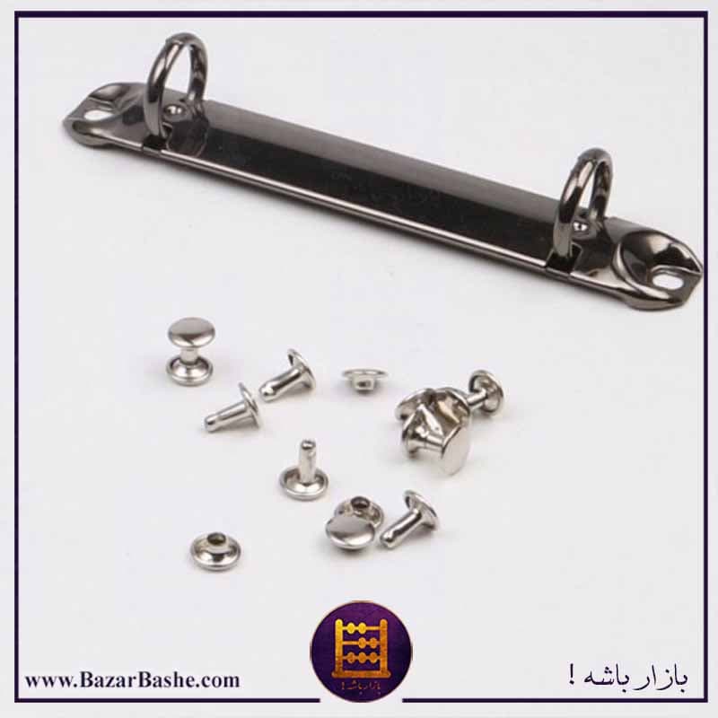 پرچ دوطرفه زیر و رو نقره ای اعلا برند استارز سایز درشت و ریز — تصویر ۵