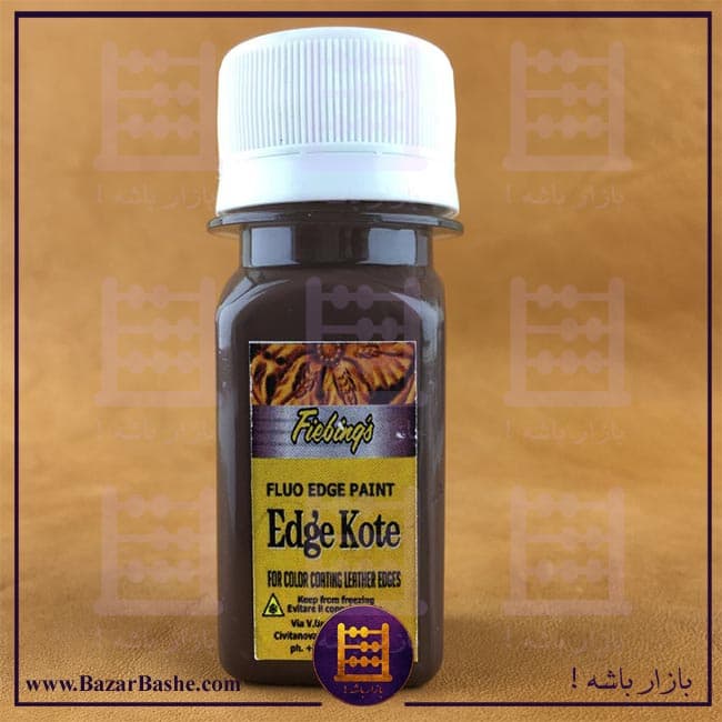 رنگ لبه چرم ادج کوت حجم 30 سی سی – رنگ قهوه ای تیره