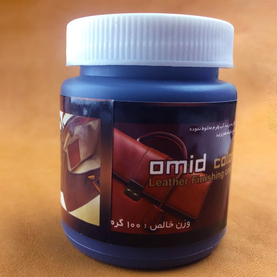 رنگ لبه چرم امید وزن 100 گرم – رنگ بندی متنوع — تصویر ۳