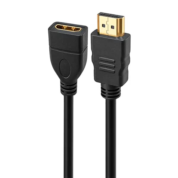 کابل تبدیل HDMI نر به ماده طول 50 سانتی متر