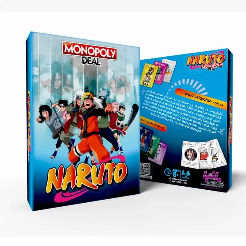 بازی فکری مانترا مدل مونوپولی دیل ناروتو Monopoly deal Naruto — تصویر ۴