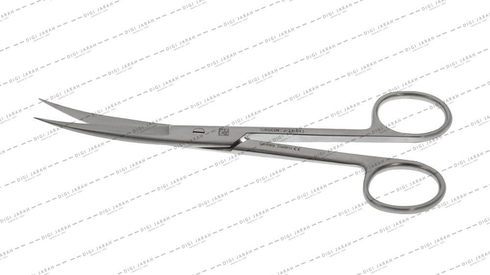 قیچی دو سر تیز کرو J-22-041 surgicon 14cm — تصویر ۲