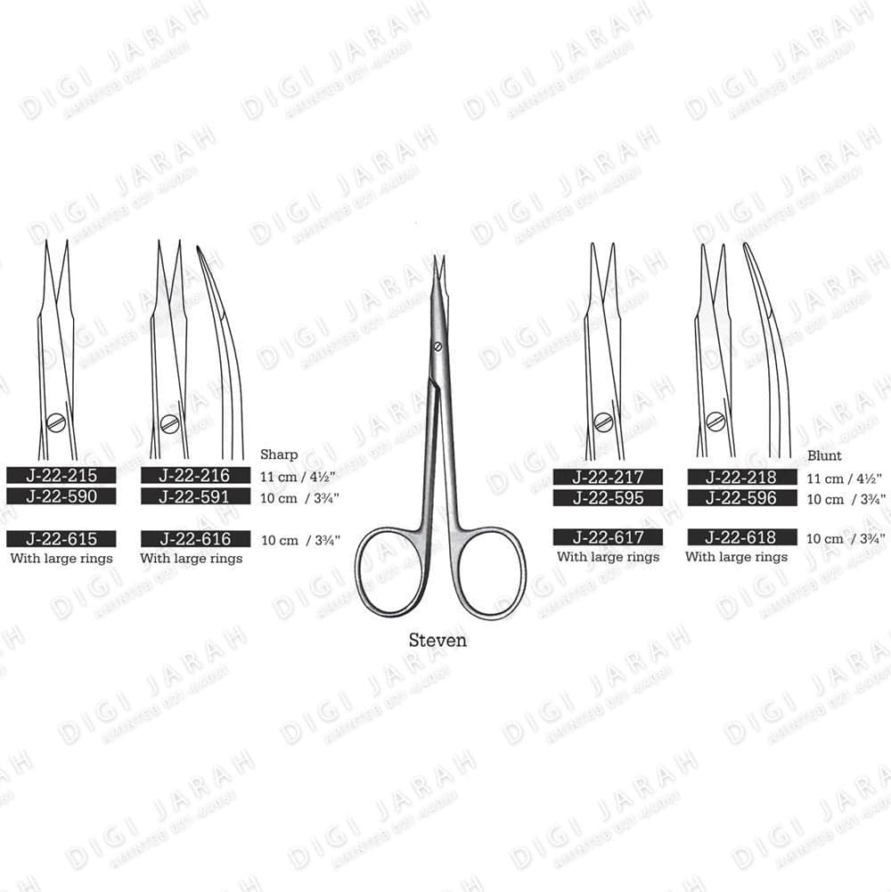 استیونس راست کند/تیز J-22-217-surgicon 11cm