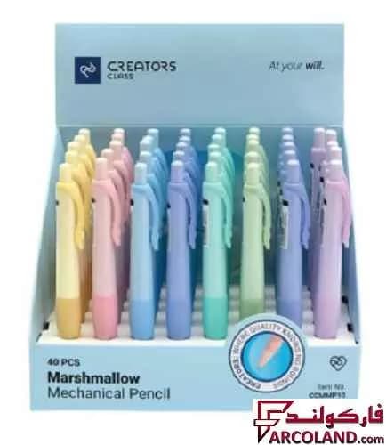 مداد نوکی 0.9 میلی متری مارشمالو کریتورز کلاس Marshmallow CCMMP20 بسته 40 عددی