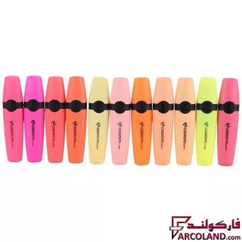 ماژیک هایلایتر کریتورز کلاس Creators Class Lumo HLV-24 بسته 24 عددی — تصویر ۲