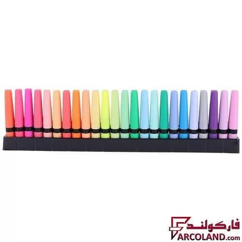 ماژیک هایلایتر کریتورز کلاس Creators Class Lumo HLV-24 بسته 24 عددی — تصویر ۶