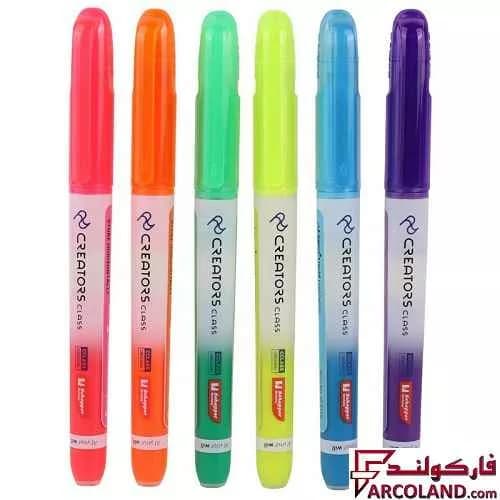 ماژیک هایلایتر مایع کلاسیک کریتورز کلاس Creators Class H-3129 بسته 36 عددی — تصویر ۵