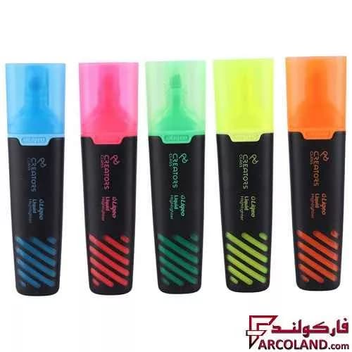 ماژیک هایلایتر مایع کریتورز کلاس Creators Class H-3128 — تصویر ۴