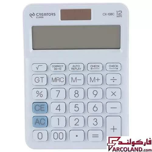 ماشین حساب مث میت کریتورز کلاس Creators Class CX-108C — تصویر ۴