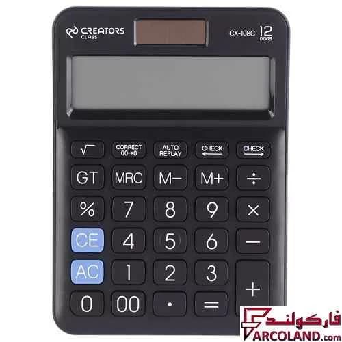 ماشین حساب مث میت کریتورز کلاس Creators Class CX-108C — تصویر ۵