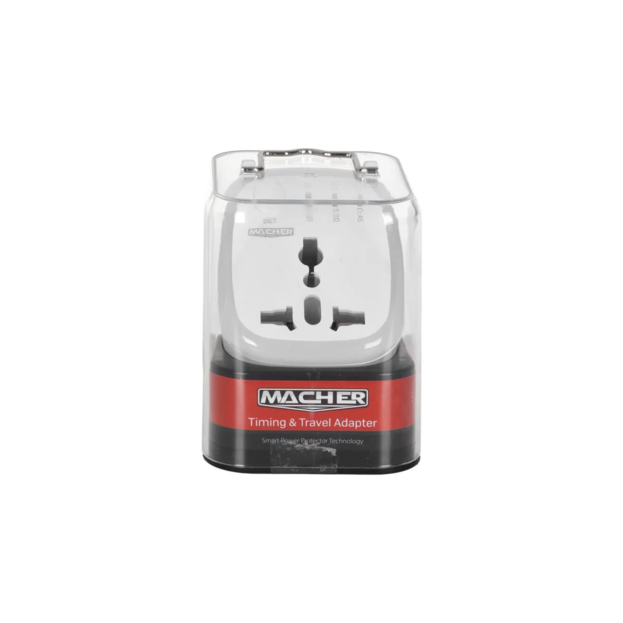 تبدیل برق 3 به 2 تایمر دار Macher مدل MR-265 – سفید -RYL — تصویر ۴