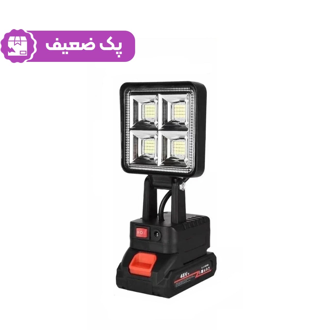 چراغ شارژی LED کمپینگ مدل F6 – مشکی (پک ضعیف)