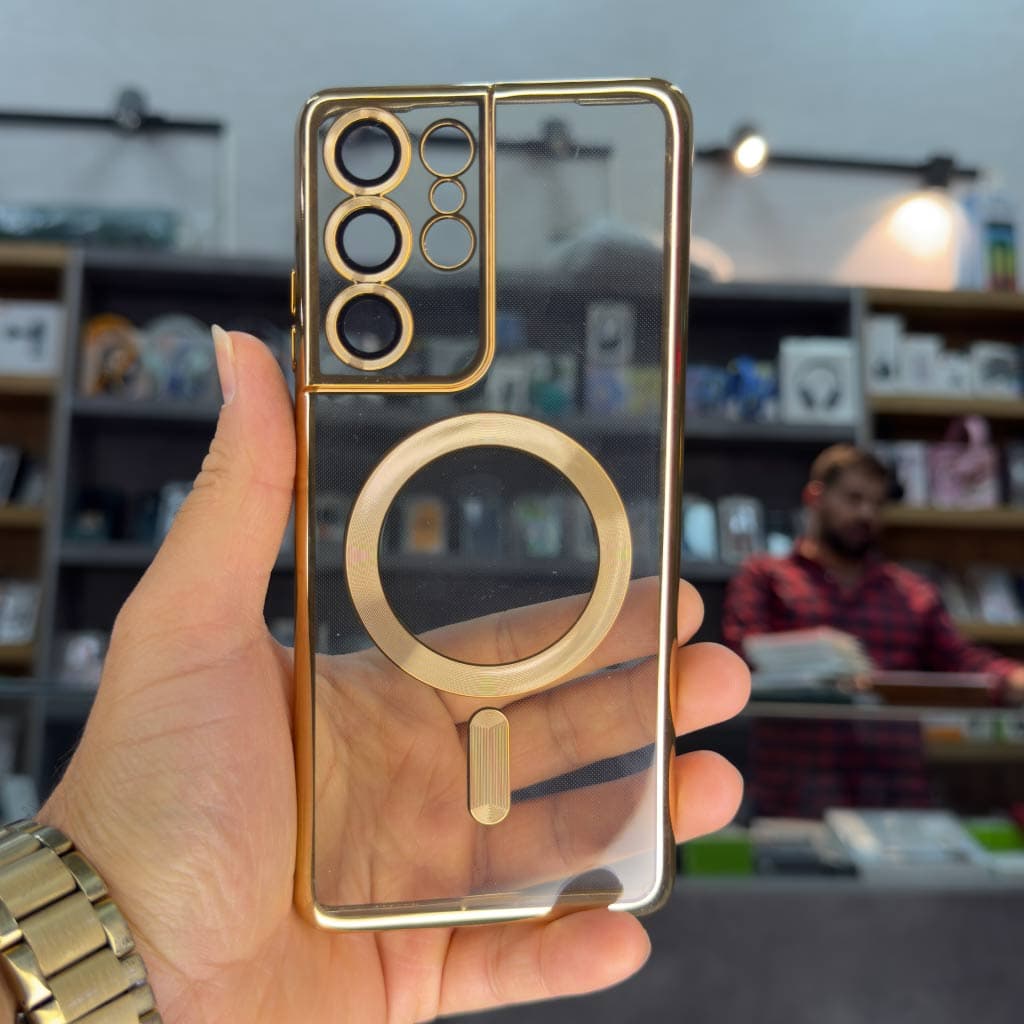 گارد سامسونگ s21 ultra ژله ای مگ سیف دار