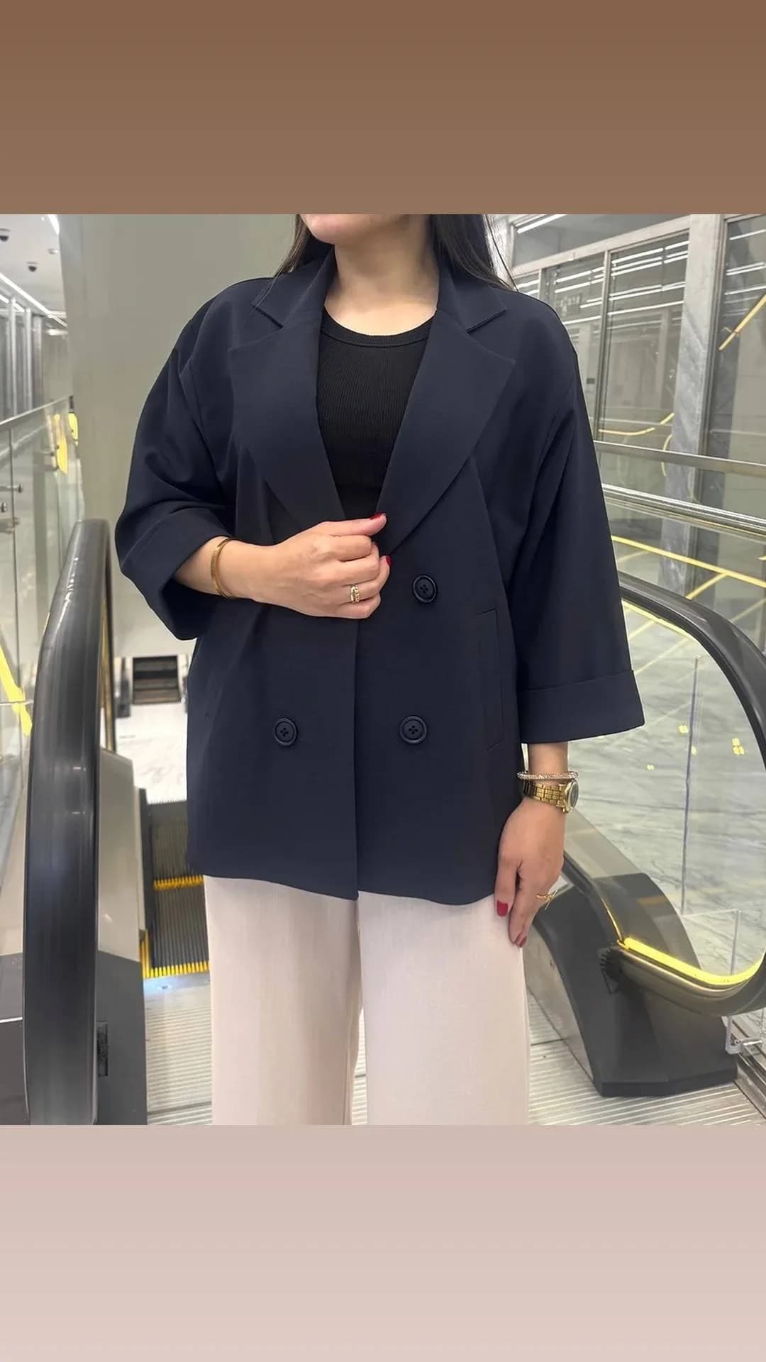 کت لش اسپرت زنانه 4 دکمه کد146 — تصویر ۳