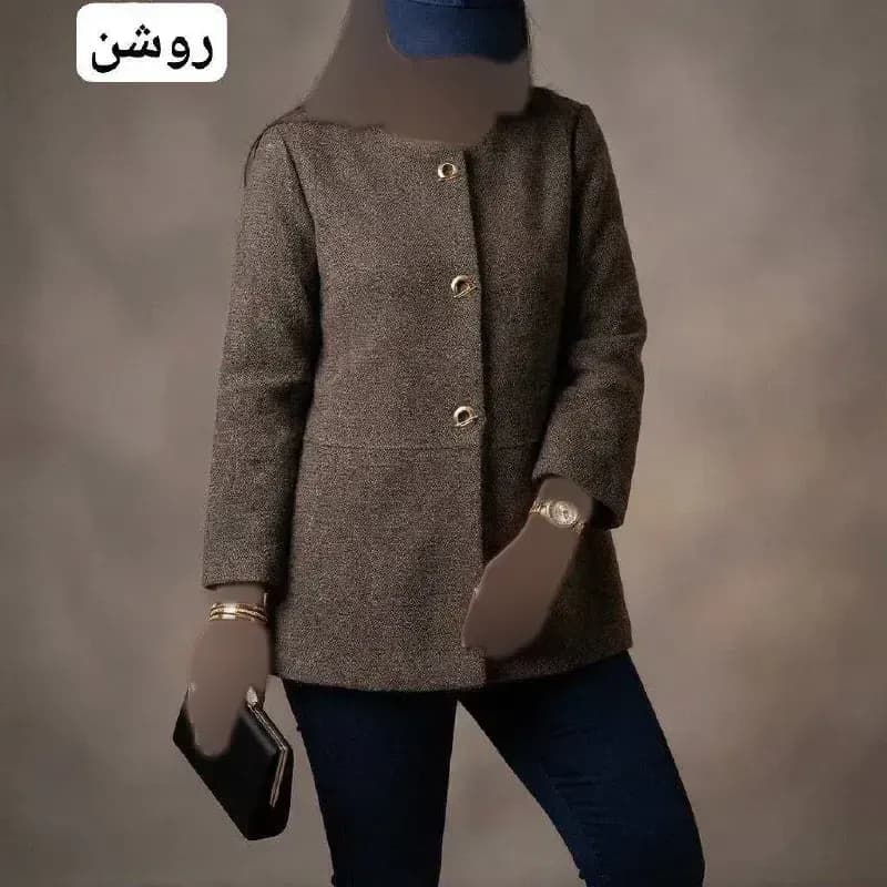 کت زنانه رویال جنس روناک فری سایز