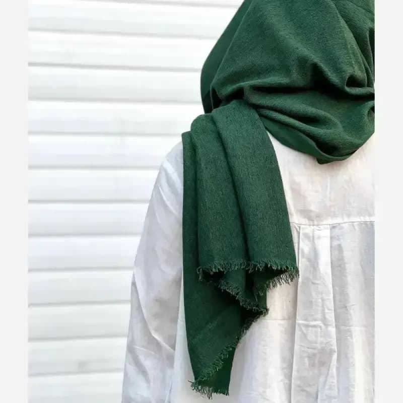 شال مخمل کبریتی لمه دار فری سایز