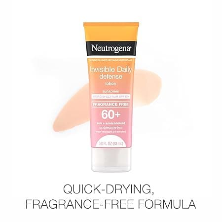 کرم ضد آفتاب نوتروژینا Invisible Daily Defense SPF 60 مناسب برای انواع پوست حجم 88 میلی لیتر — تصویر ۲
